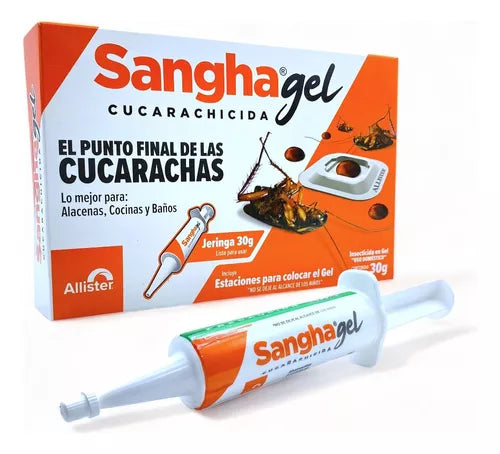 Jeringa Sangha Gel Cucarachicida 30g Allister en Torreón Coahuila