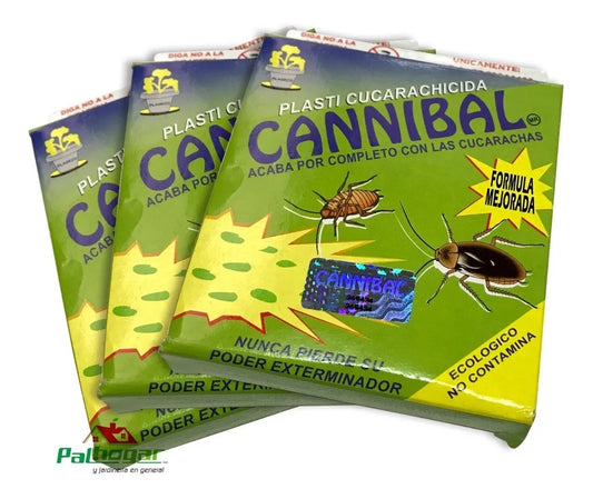 Insecticida Para Cucarachas Cannibal 3 Paquetes