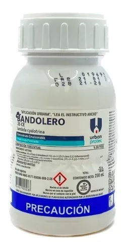 Insecticida Bandolero 250 Ml.Mata moscas, chinches, cucarachas, mosquitos,