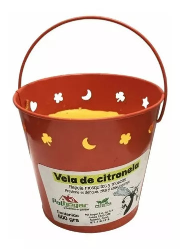 Repelente De Mosquitos Vela Citronela Cub. 600 Gr