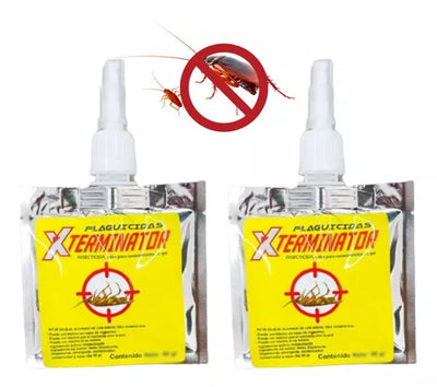 Insecticida En Gel Para Cucarachas X Terminator 90gr 2pzas