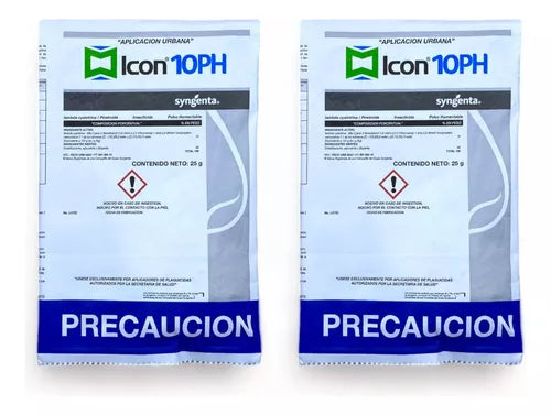 Pack De 2 Sobres Icon 10ph 25g C/u Insecticida para moscas, mosquitos, garrapatas