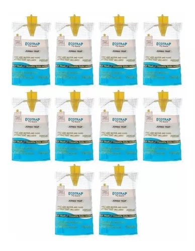 10 Trampas Para Moscas Ecotrap Jumbo