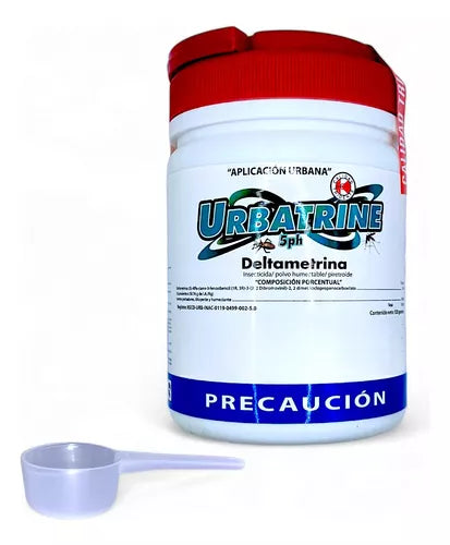 Urbatrine 5 Ph Deltametrina 5% 125 G para mosquitos, chinches, hormigas, arañas, cucaracha