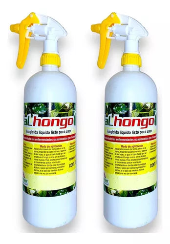Fungicida Para Plantas Hongos Virus 1 Lt Palhongo 2 Pzas.