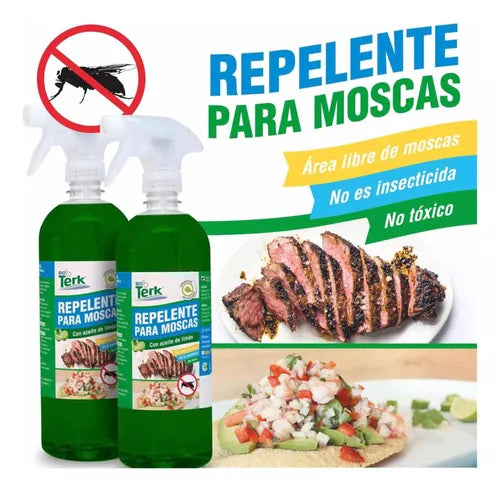 Combo 3 pzas Repelente para moscas Bioterk 1lt