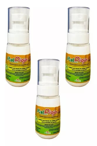 Repelente Para Piojos Organico Niños Palhogar 60ml 3 Pack