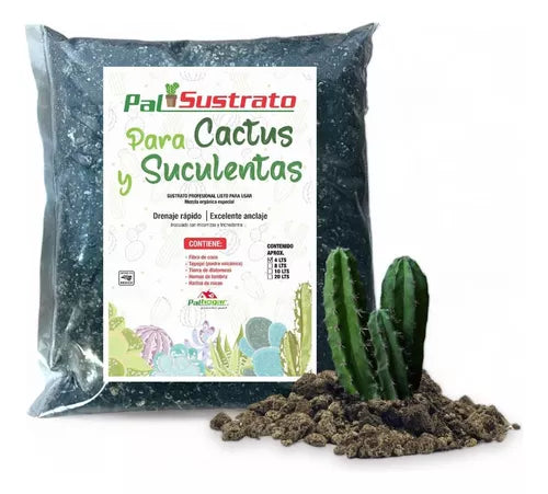 Sustrato Para Cactus Y Suculentas Palhogar