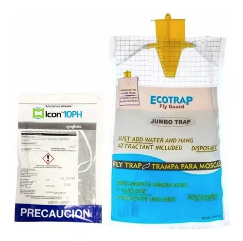 Icon 10ph 25g Piretroide + Trampa Para Moscas Ecotrap Jumbo