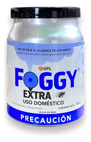 Foggy Extra 125g Generador Humo Insecticida Mosquitos Moscas