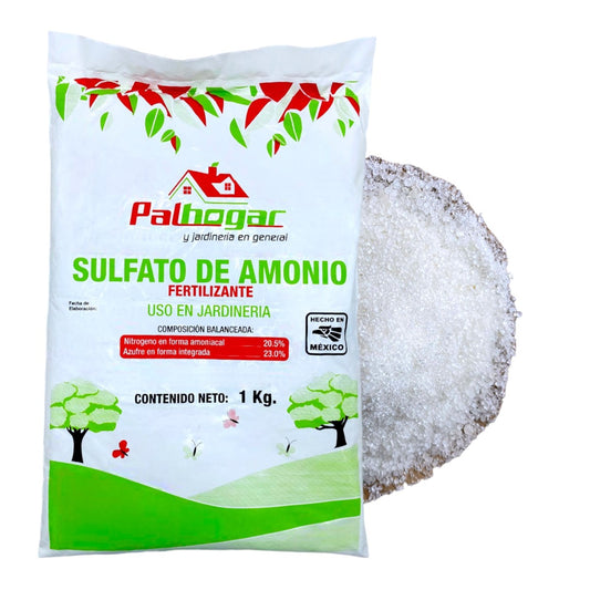 Fertilizante Sulfato De Amonio 1 Kg Para Pasto