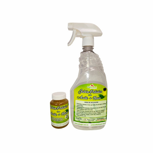 Kit Jabon Potasico + Neem Con Atomizador