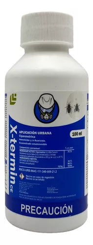 X-termin 100ml Insecticida P/mosca, Chinche, Cucaracha, Etc.