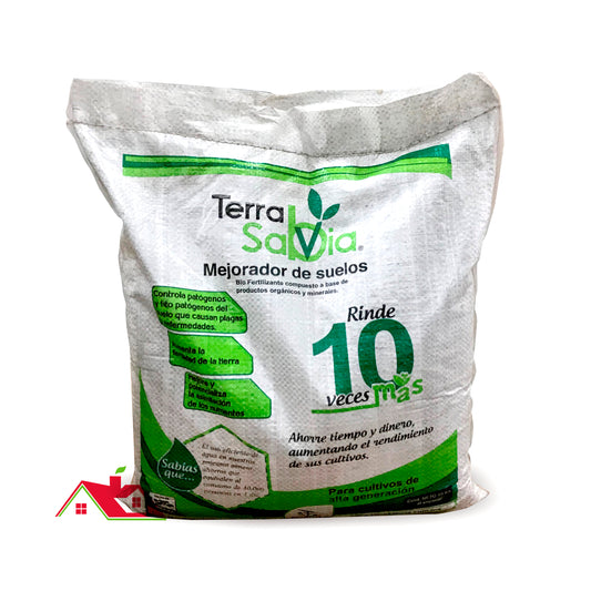 Biofertilizante Orgánico Terra Savbia 10kg Rinde 100 M2